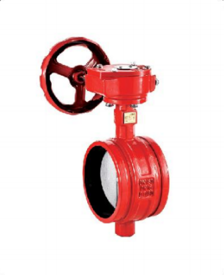 涡轮沟槽信号蝶阀